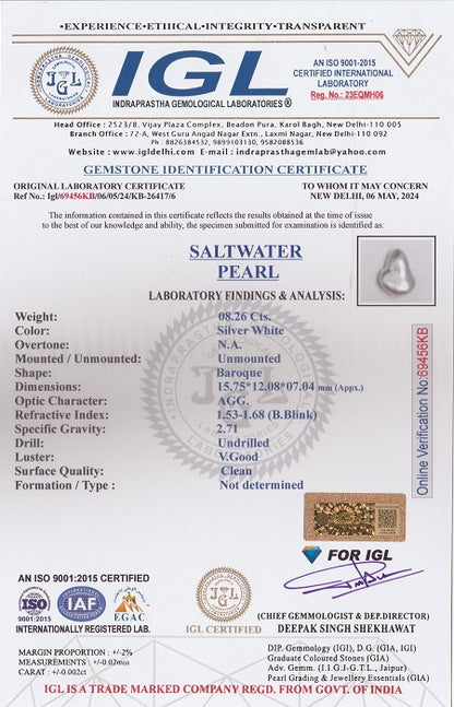 Venezuela Pearl (Moti) 8.26 Carats
