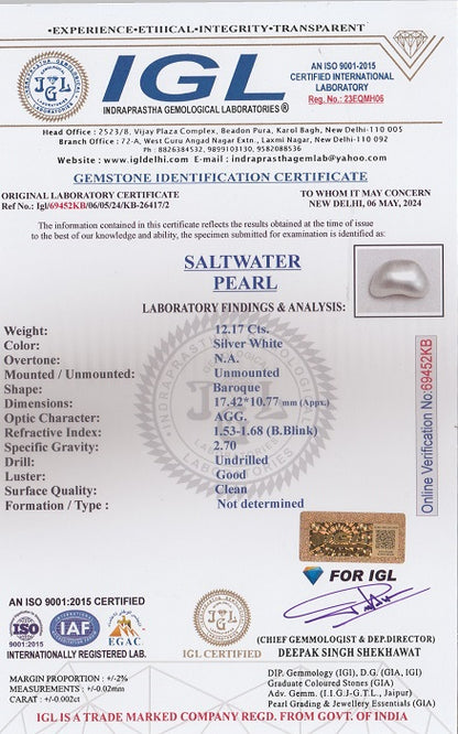 Venezuela Pearl (Moti) 12.17 Carats