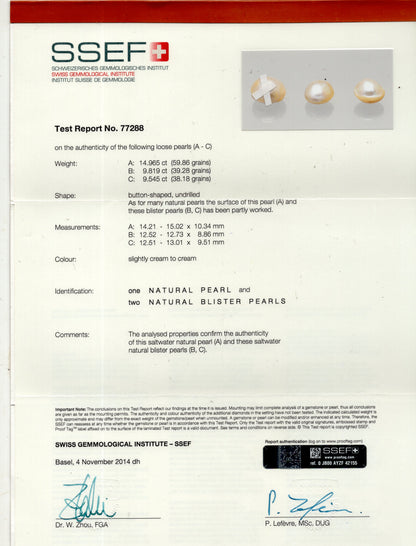Natural Basra Pearl (Moti) 19.36 Carats