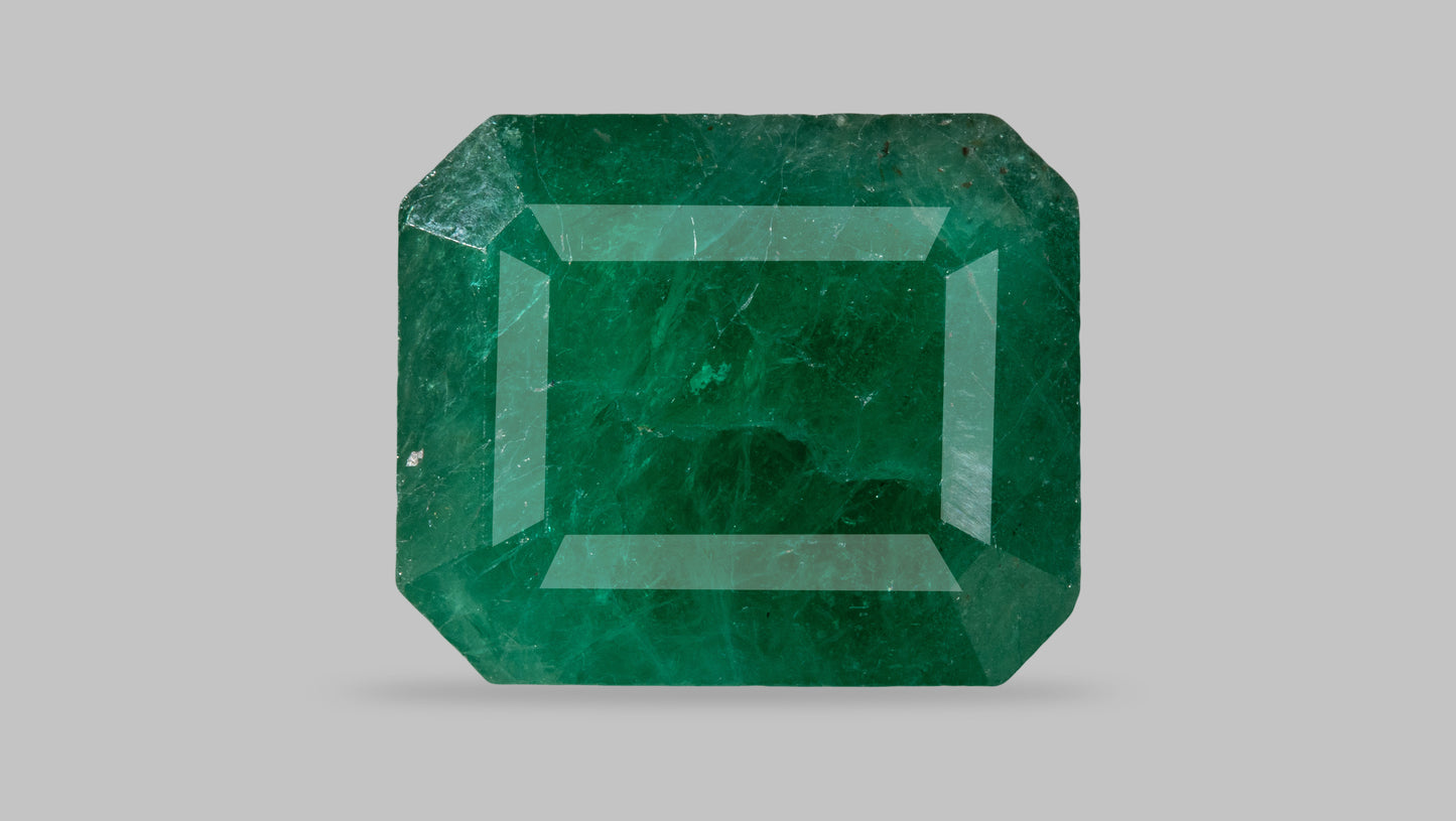 Minor Oil Natural Zambian Emerald (Panna) 11.02 Carats