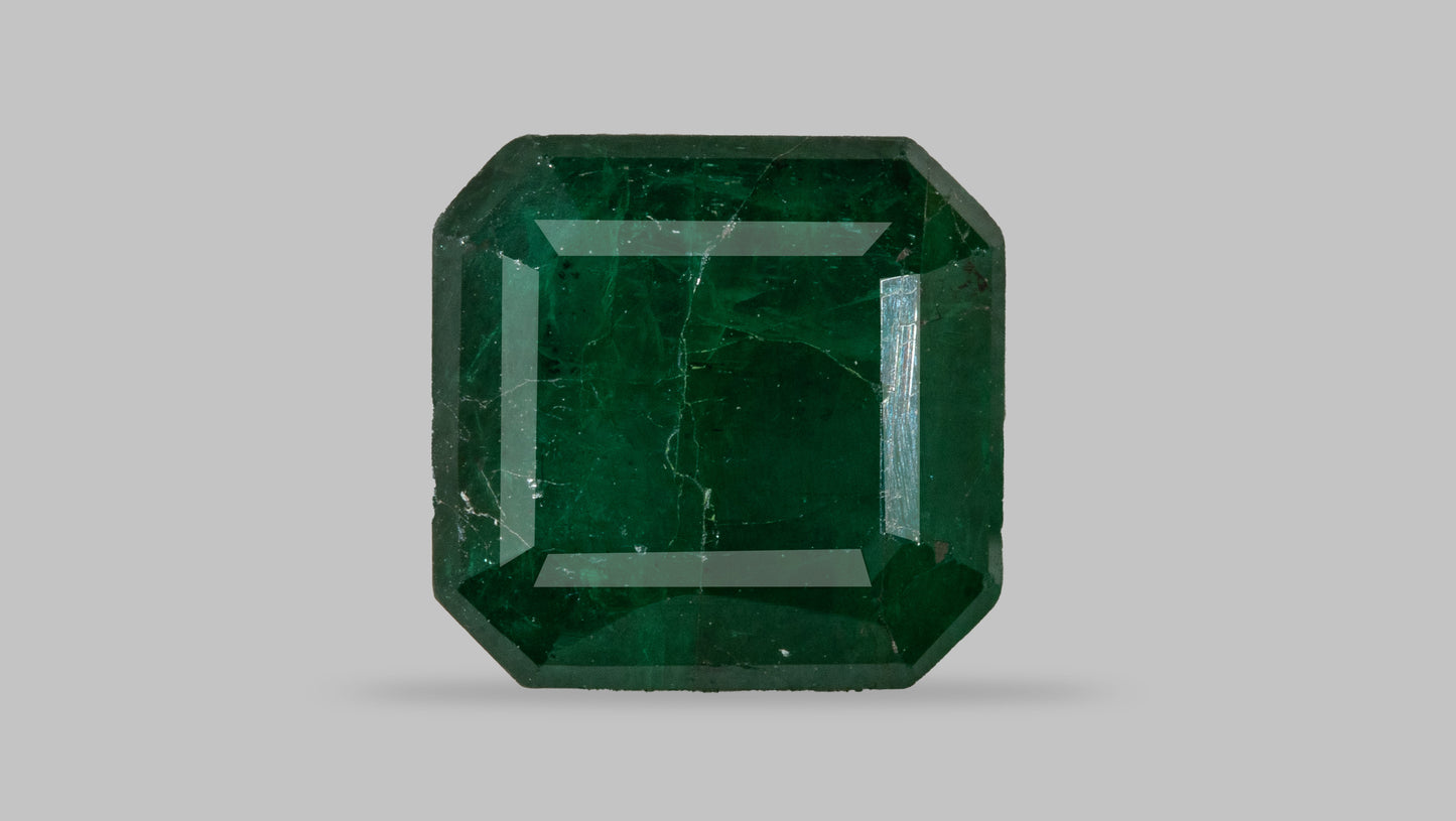 Minor Oil Natural Zambian Emerald (Panna) 3.18 Carats