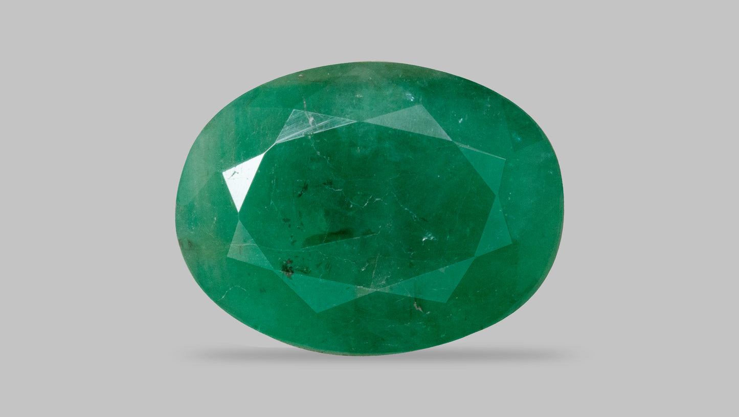 Minor Oil Natural Zambian Emerald (Panna) 5.66 Carats