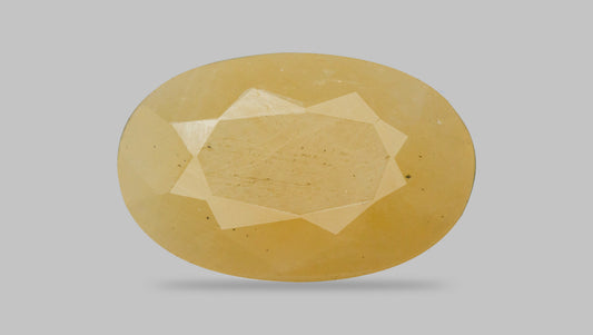 NATURAL YELLOW SAPPHIRE (PUKHRAJ) 7.26 CARATS