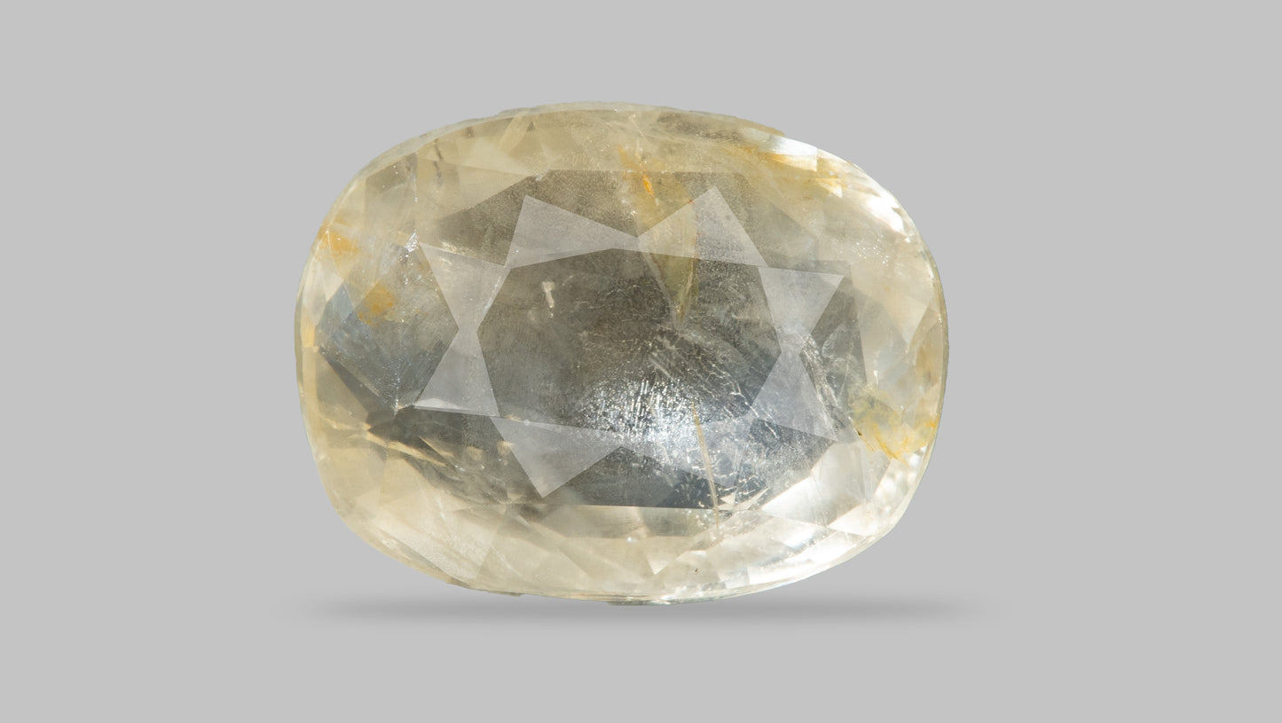 Natural Yellow Sapphire (Pukhraj) 4.65 Carats