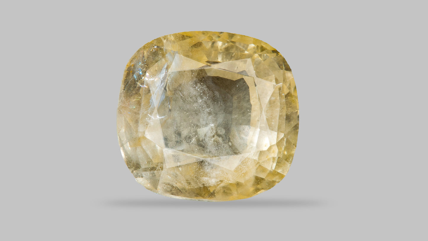 Natural Yellow Sapphire (Pukhraj) 8.50 Carats
