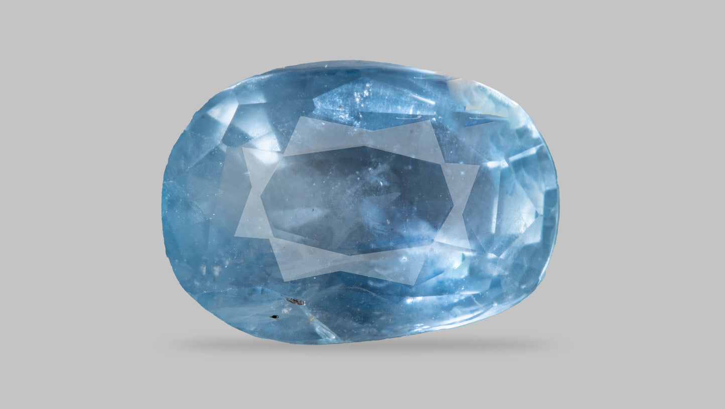 Natural Blue Sapphire (Neelam) 6.60 Carats