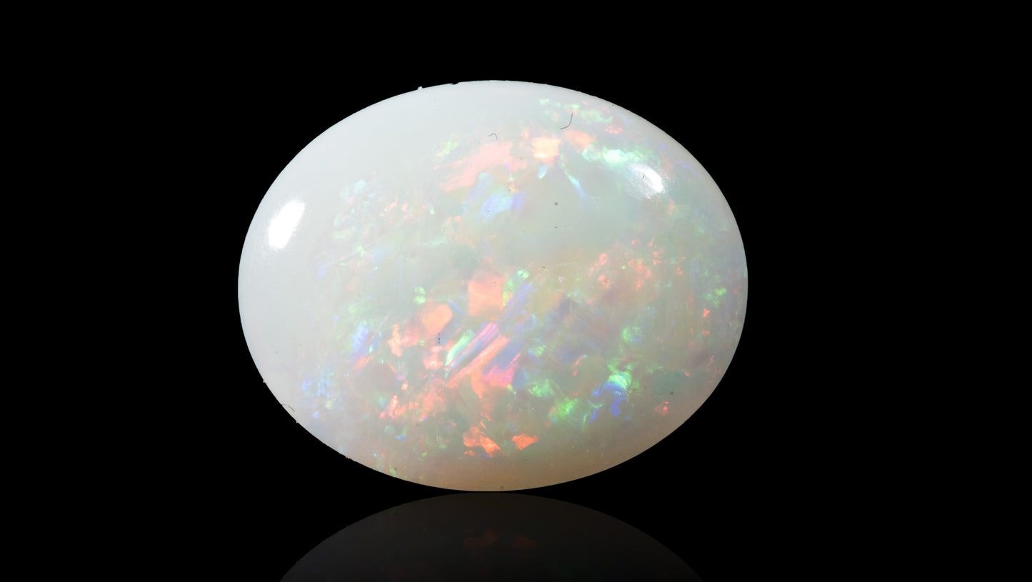 Natural Australian White Fire Opal 2.98 Carats