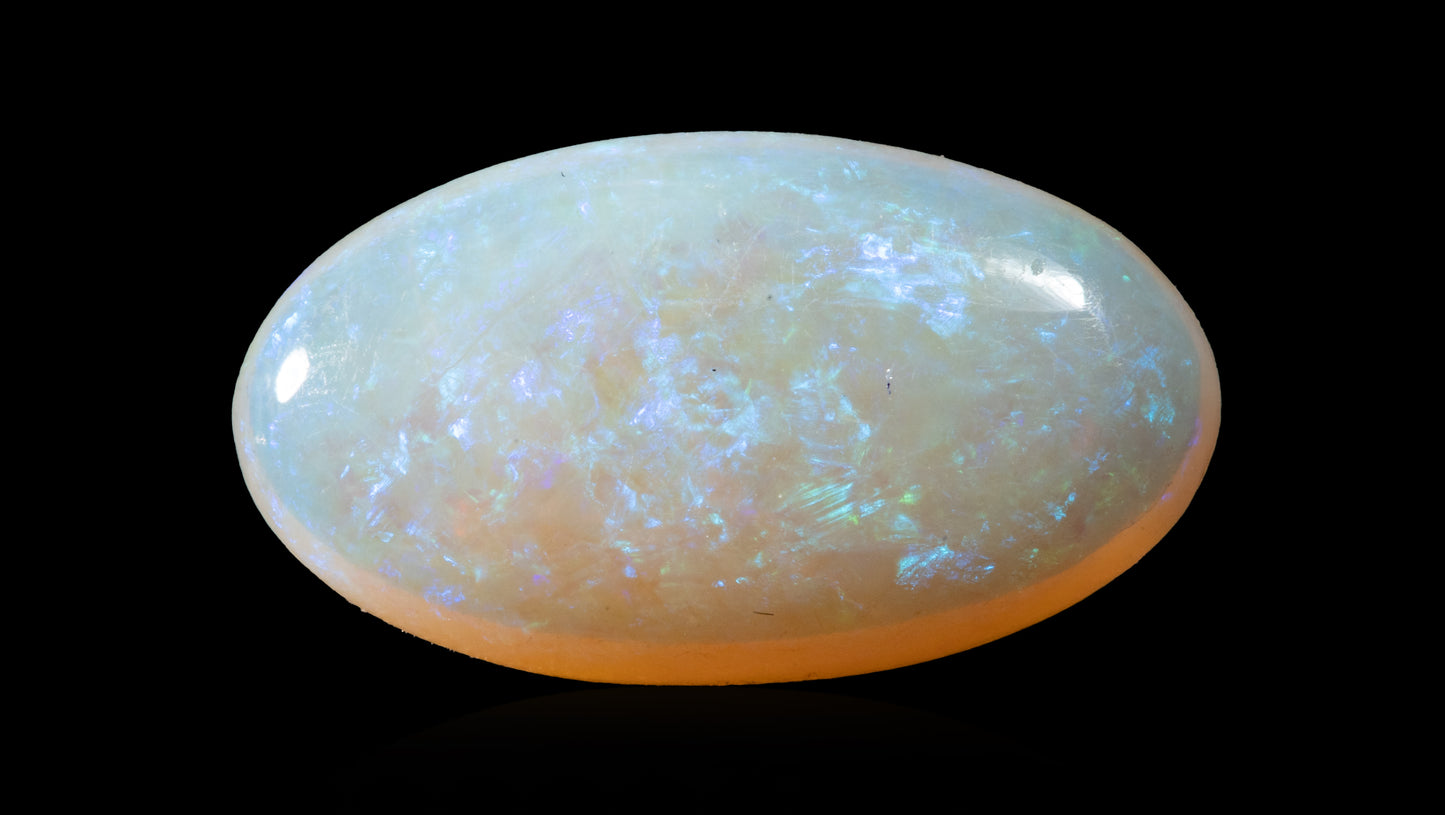 Natural Australian White Fire Opal 5.79 Carats