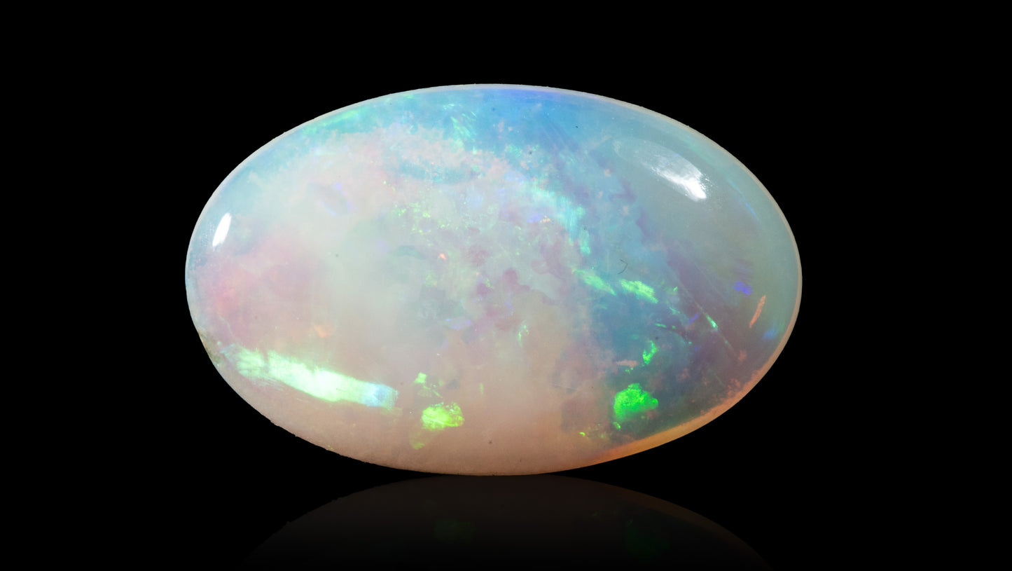 Natural Australian White Fire Opal 2.77 Carats