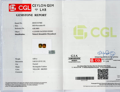 Natural Alexandrite 4.08 Carats