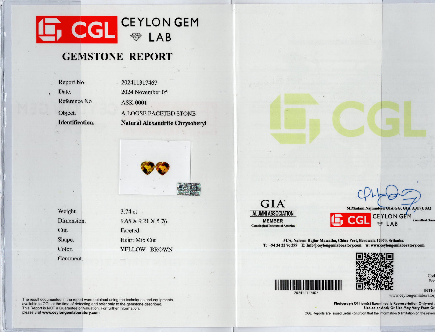 Natural Alexandrite 3.73 Carats