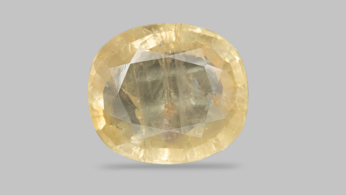 Natural Yellow Sapphire (Pukhraj) 8.49 Carats
