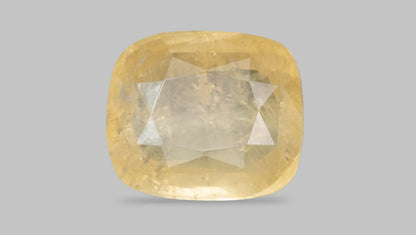 NATURAL YELLOW SAPPHIRE (PUKHRAJ) 10.21 CARATS