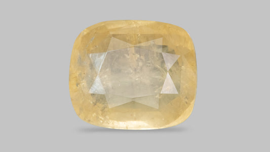 NATURAL YELLOW SAPPHIRE (PUKHRAJ) 10.21 CARATS