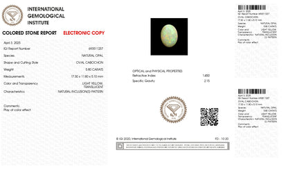 Natural Opal 5.80 Carats