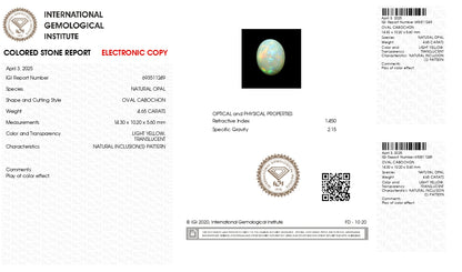 Natural Opal 4.65 Carats