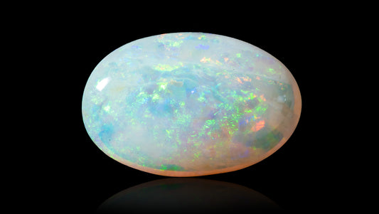 Natural Australian White Fire Opal 3.96 Carats