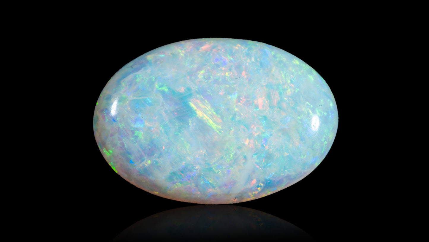 Natural Australian White Fire Opal 4.19 Carats