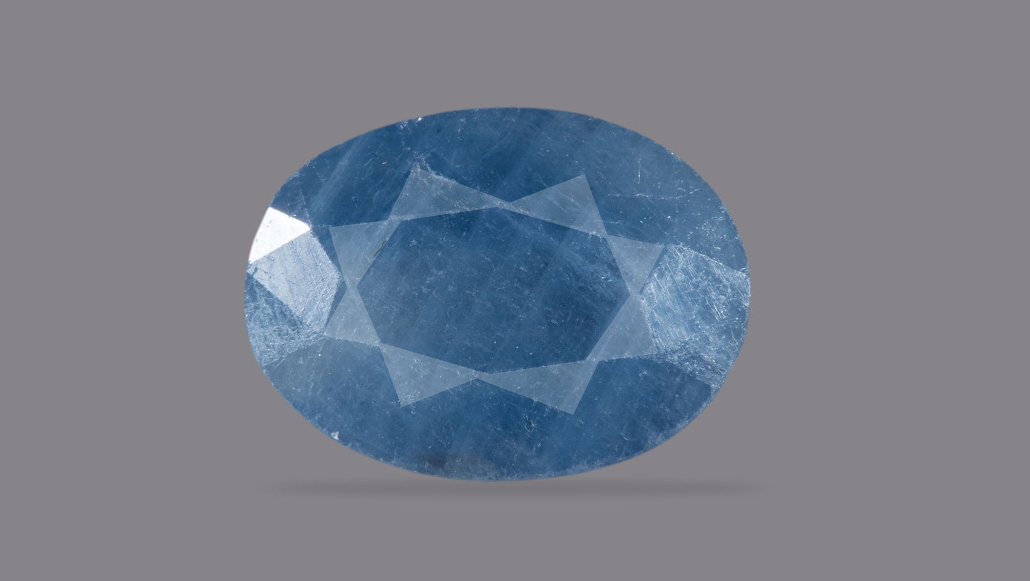 Natural Blue Sapphire (Neelam) 5.80 Carats