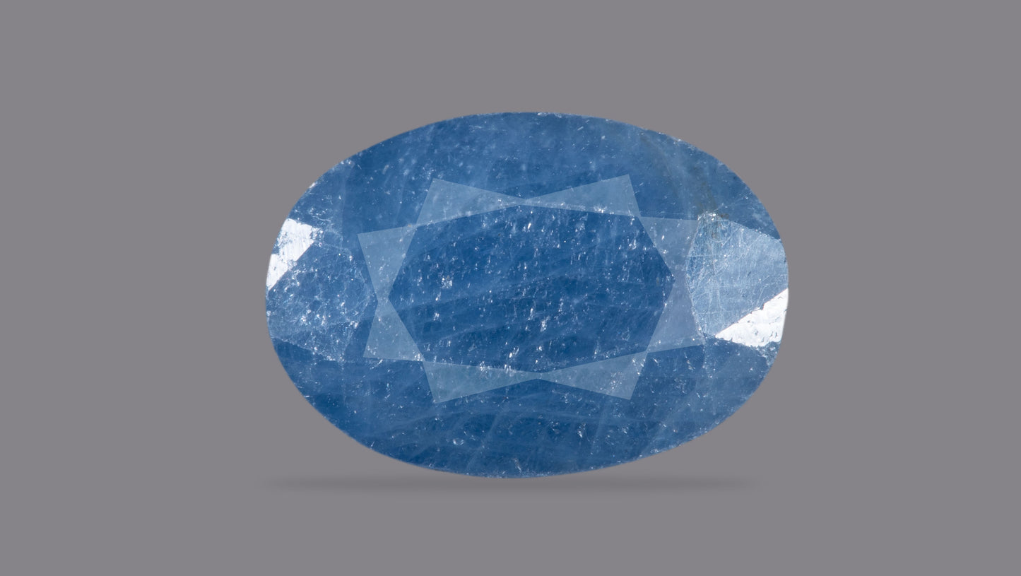 Natural Blue Sapphire (Neelam) 5.68 Carats