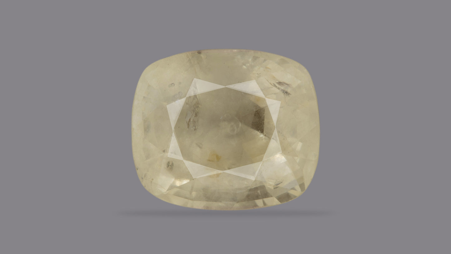 Natural Yellow Sapphire (Pukhraj) 6.50 Carats