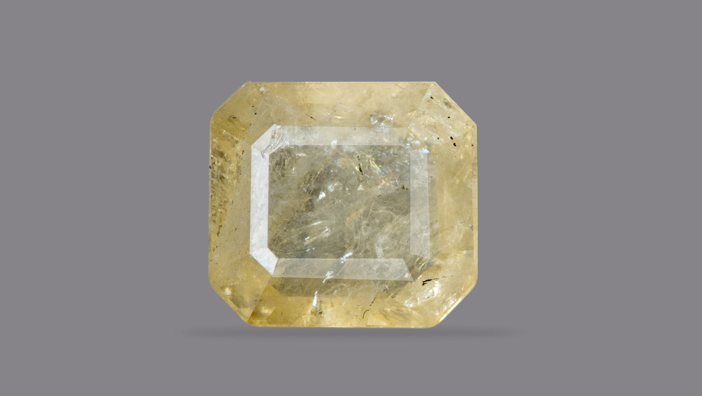 Natural Yellow Sapphire (Pukhraj) 7.75 Carats