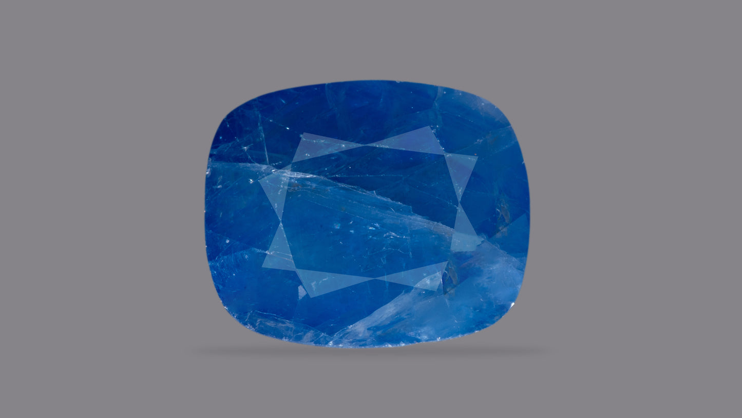 Natural Blue Sapphire (Neelam) 5.91 Carats