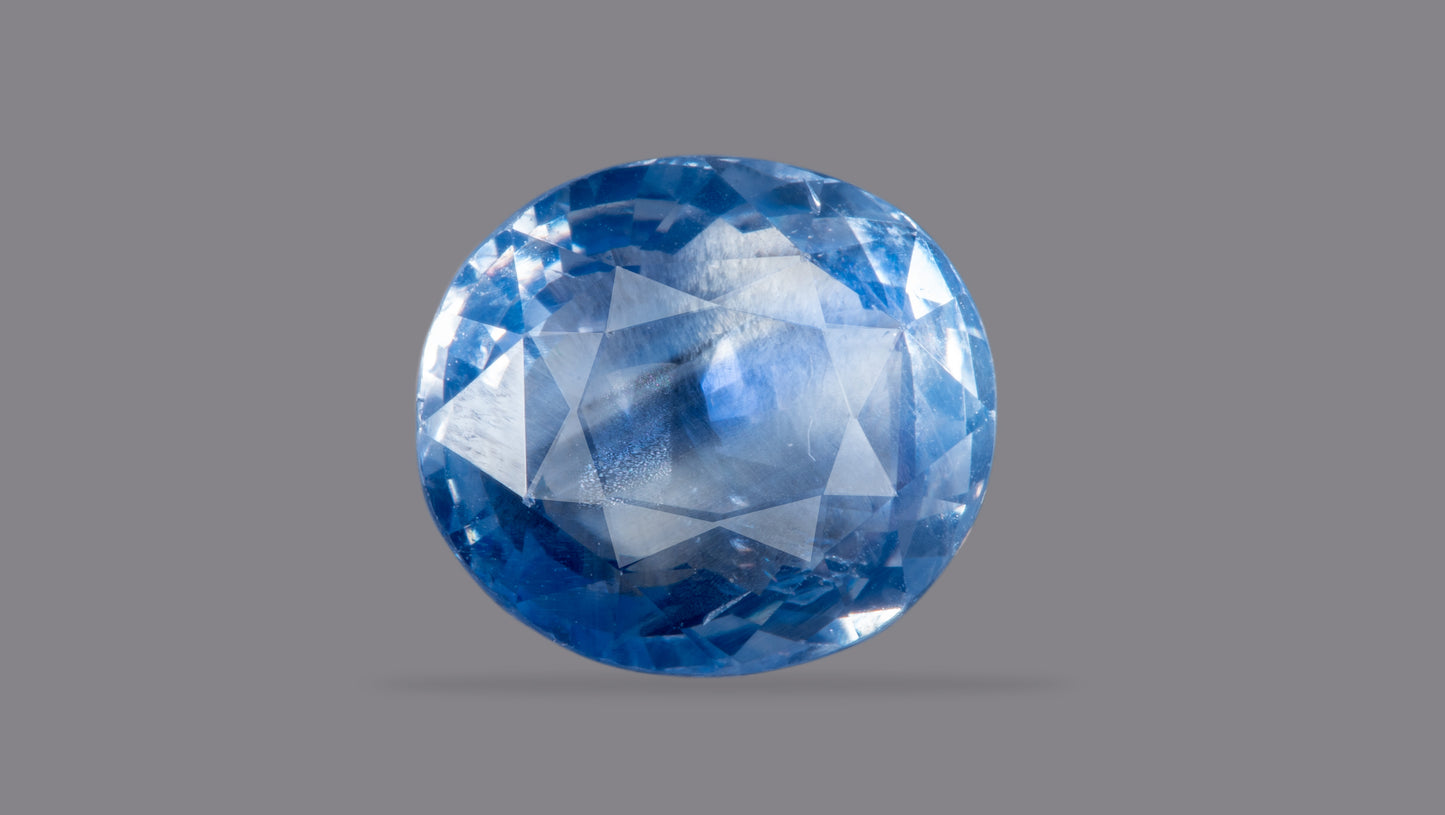 Natural Blue Sapphire (Neelam) 6.26 Carats