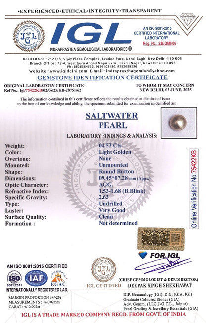 Natural Venezuela Pearl 4.53 Carats