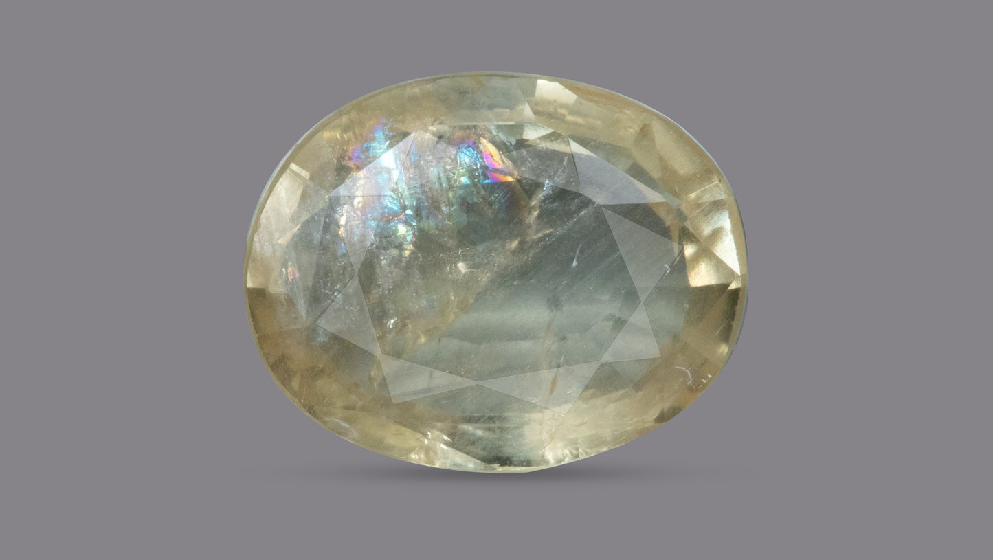 Natural Yellow Sapphire (Pukhraj) 8.41 Carats
