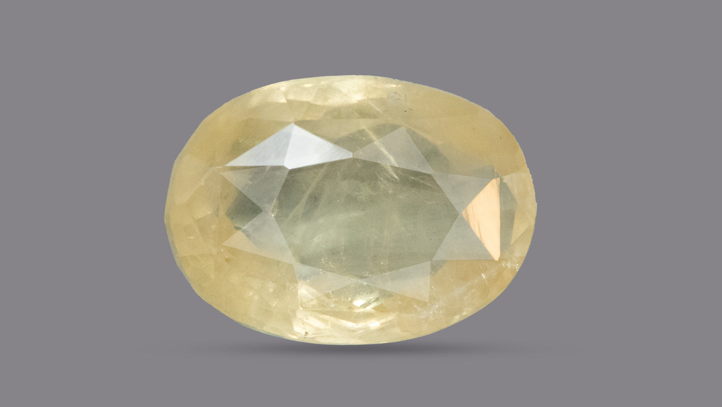 Natural Yellow Sapphire (Pukhraj) 6.71 Carats