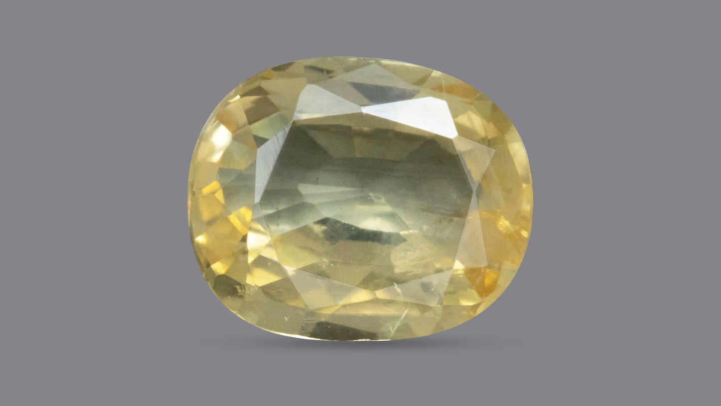 NATURAL YELLOW SAPPHIRE (PUKHRAJ) 2.49 CARATS
