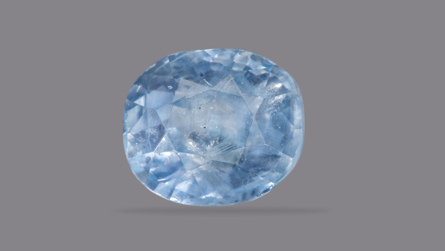 Natural Blue Sapphire (Neelam) 4.06 Carats