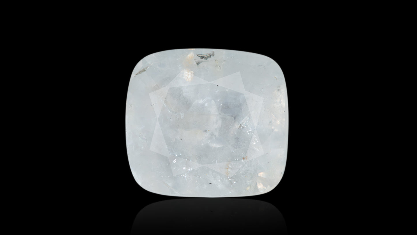NATURAL WHITE SAPPHIRE 10.35 CARATS
