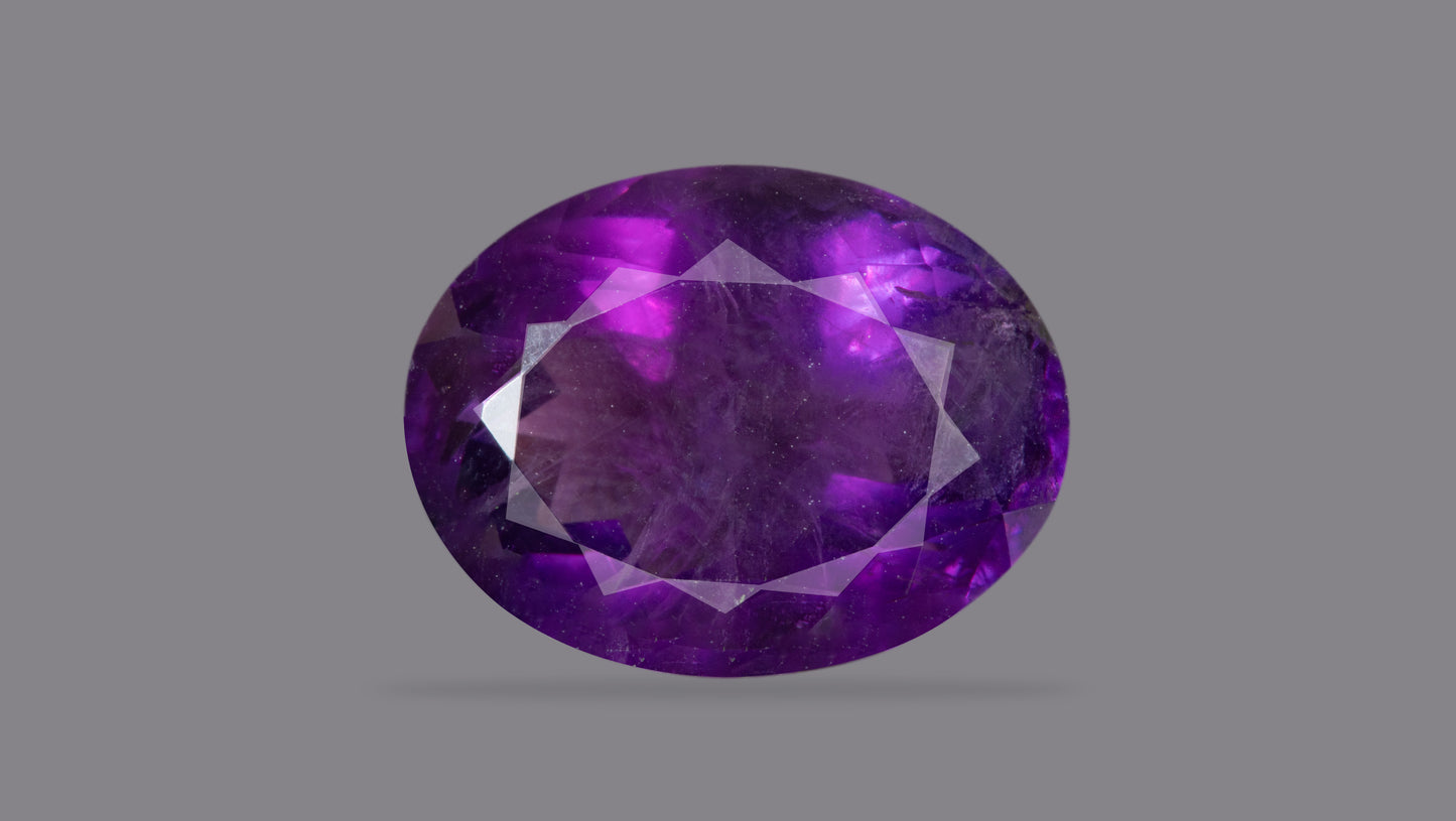 NATURAL AMETHYST 9.25 CARATS.