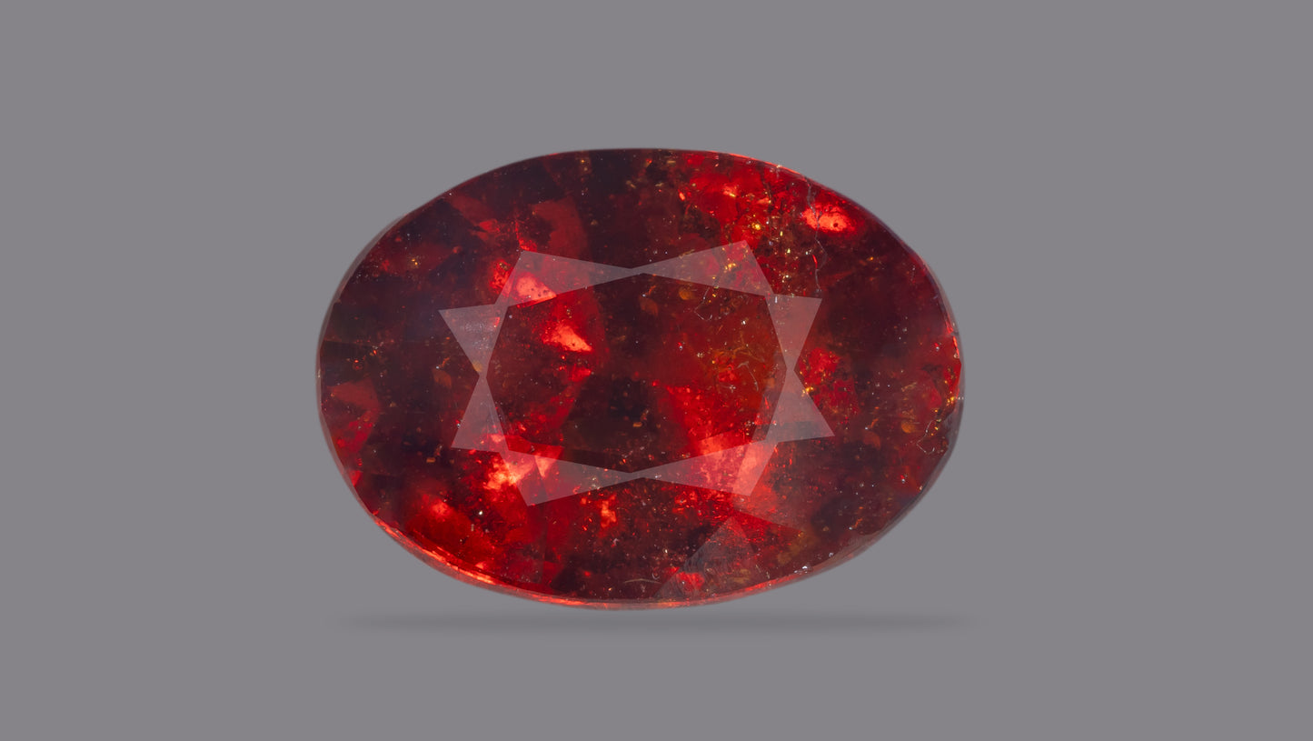 Natural Sri-Lankan Hessonite (Gomed) 9.10 Carats