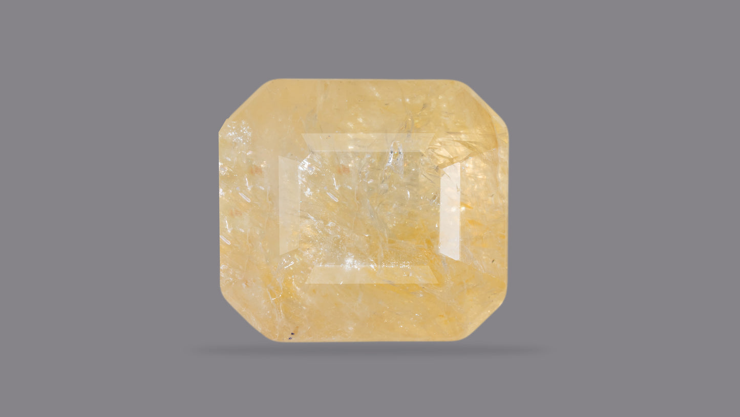 Natural Yellow Sapphire (Pukhraj) 8.24 Carats