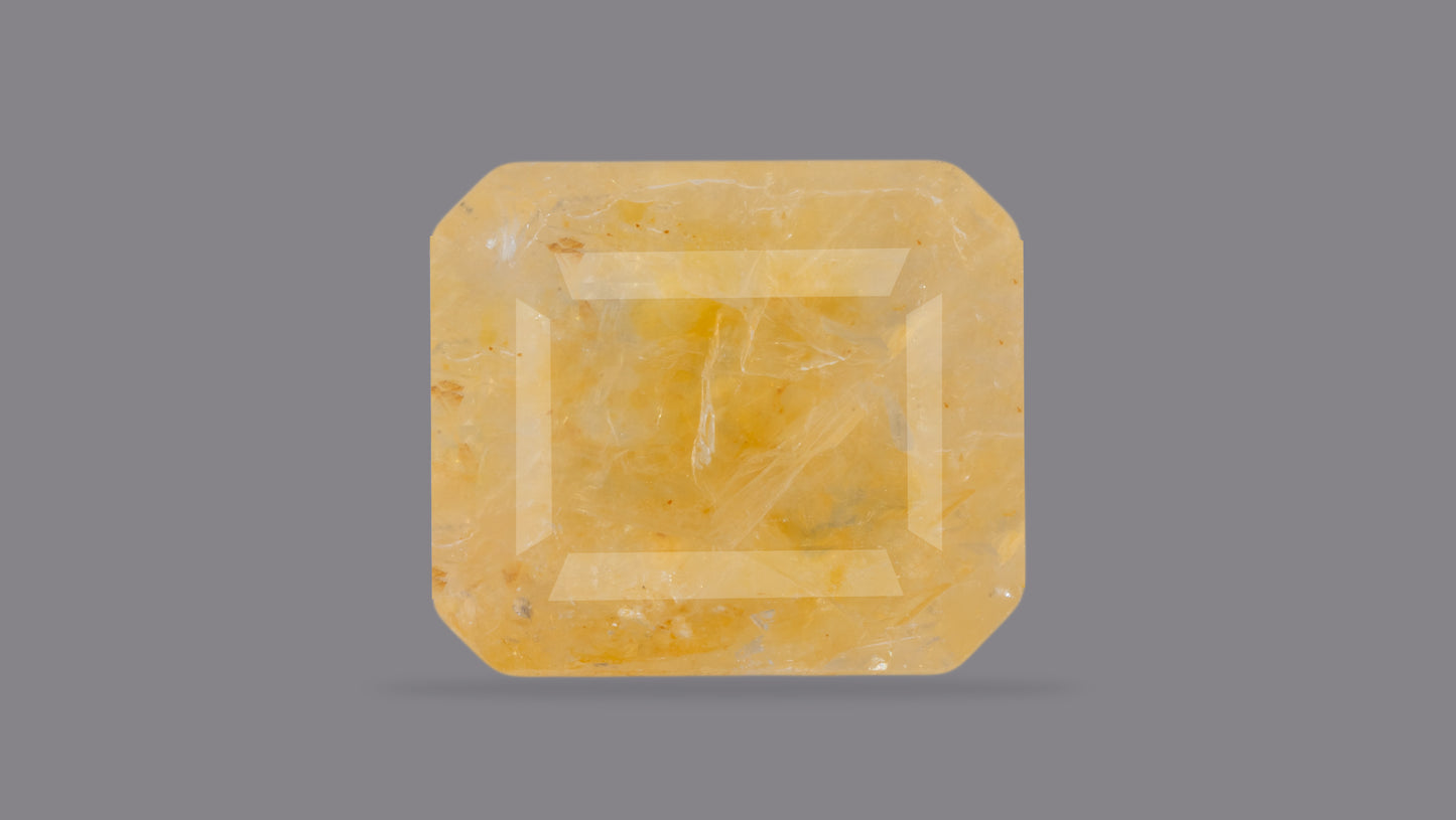 Natural Yellow Sapphire (Pukhraj) 7.17 Carats