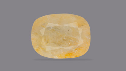 NATURAL YELLOW SAPPHIRE (PUKHRAJ) 6.58 CARATS