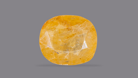 NATURAL YELLOW SAPPHIRE (PUKHRAJ) 4.06 CARATS