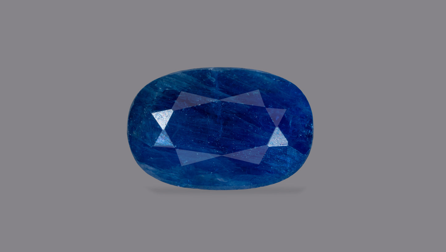 Natural Blue Sapphire (Neelam) 5.92 Carats
