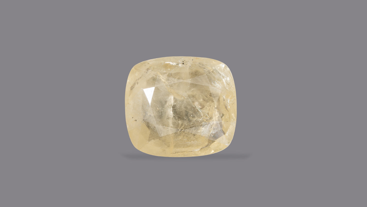 Natural Yellow Sapphire (Pukhraj) 8.56 Carats