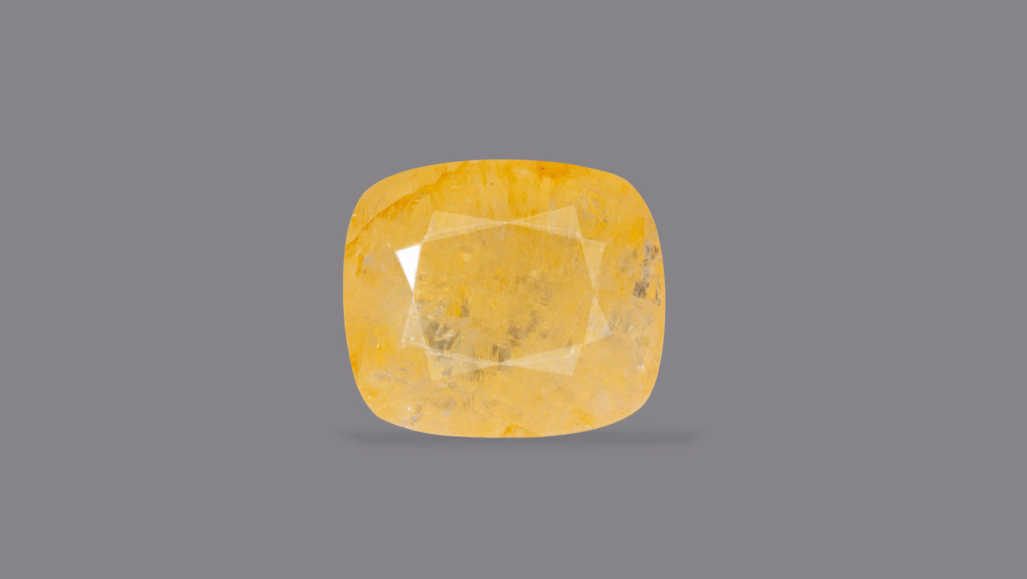 Natural Yellow Sapphire (Pukhraj) 10.53 Carats