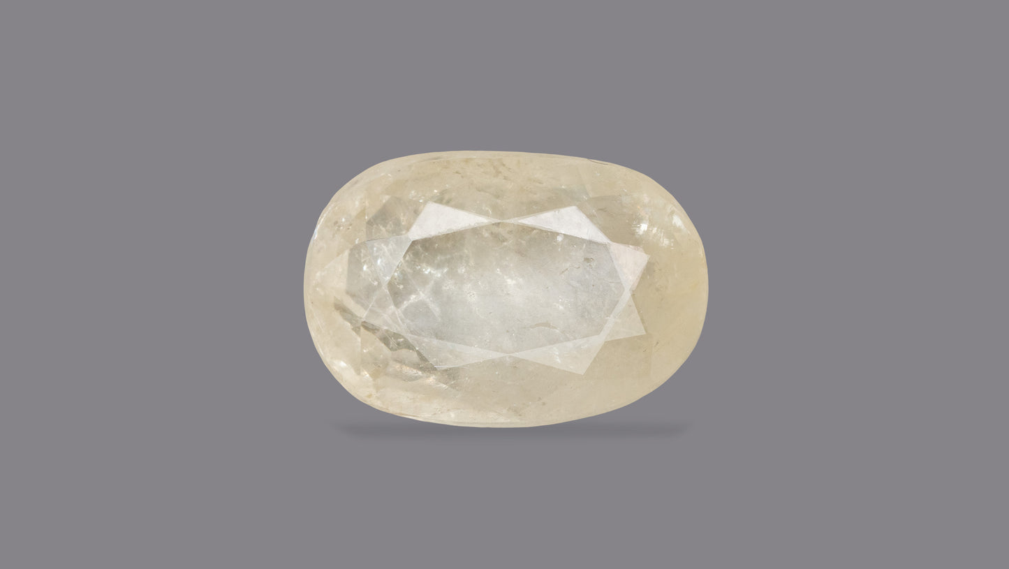 Natural Yellow Sapphire (Pukhraj) 4.55 Carats