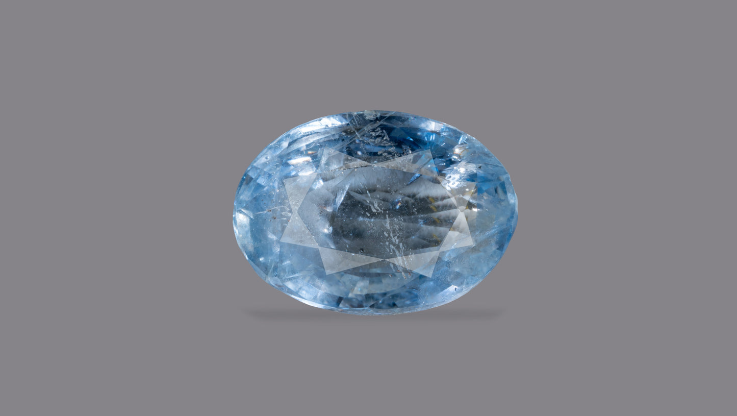 Natural Blue Sapphire (Neelam) 6.49 Carats