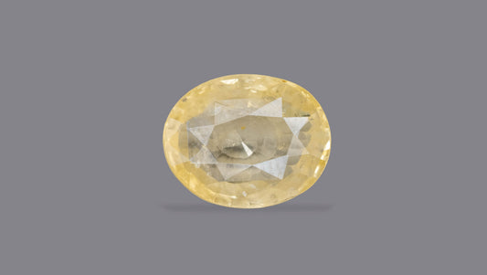 NATURAL YELLOW SAPPHIRE (PUKHRAJ) 4.14 CARATS