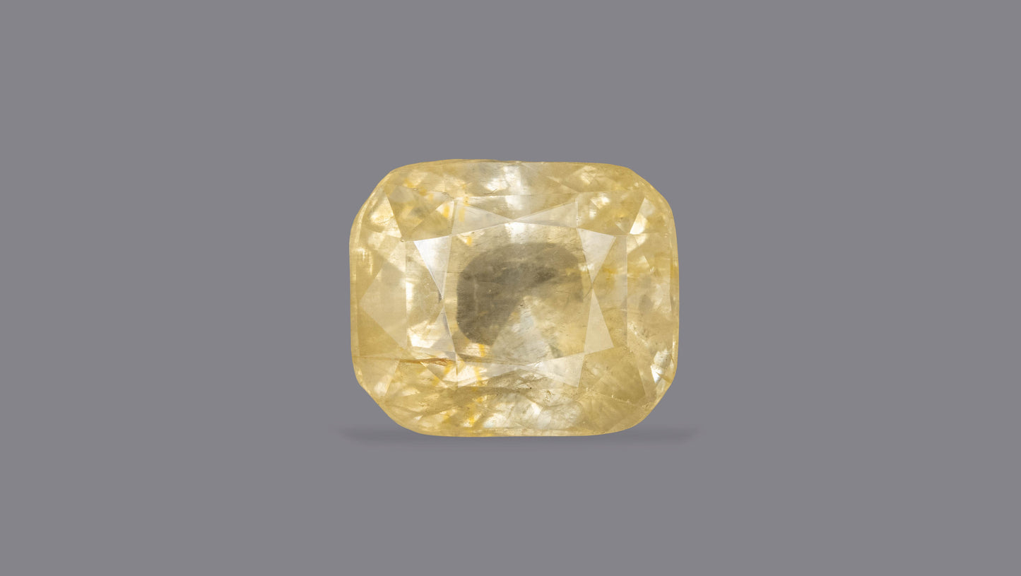 Natural Yellow Sapphire (Pukhraj) 6.51 Carats