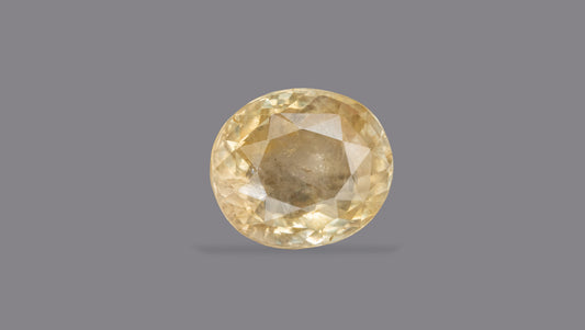 Natural Yellow Sapphire (Pukhraj) 11.07 Carats