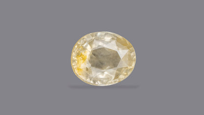 NATURAL YELLOW SAPPHIRE (PUKHRAJ) 5.56 CARATS