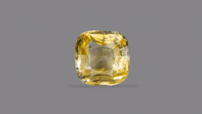 Natural Yellow Sapphire (Pukhraj) 6.66 Carats